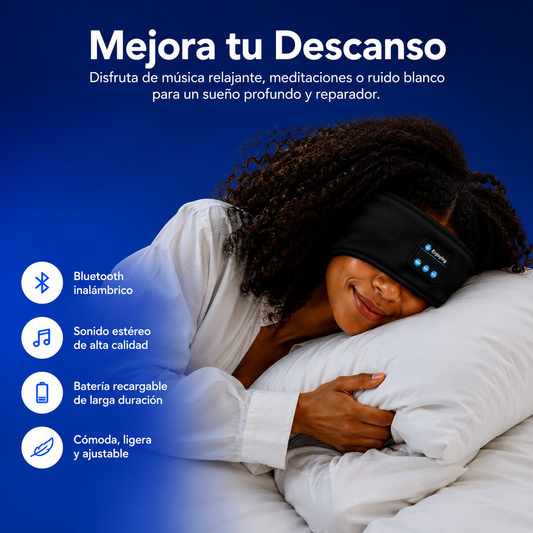 Antifaz Bluetooth para Dormir y Relajarse